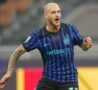 Dimarco esulta dopo il gol in Inter-Cremonese