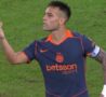 Il gesto di Lautaro a Conte in Napoli-Inter