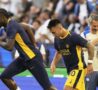Lautaro e Thuram prima di una partita dell'Inter