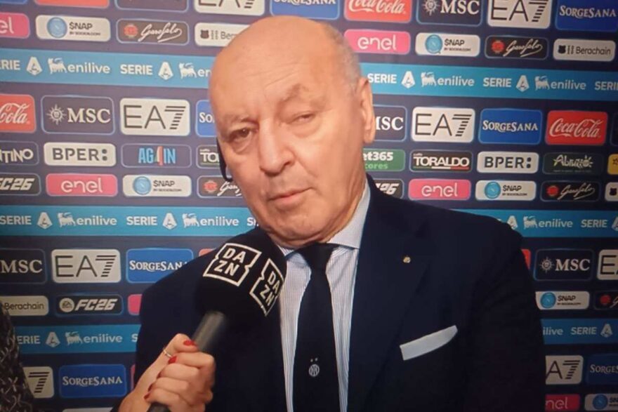 Marotta a Dazn dopo Napoli-Inter