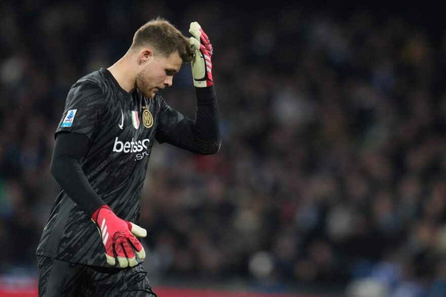 Josep Martinez in Napoli-Inter della stagione 2024/2025