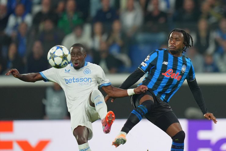 Ordonez contro Lookman in Atalanta-Brugge
