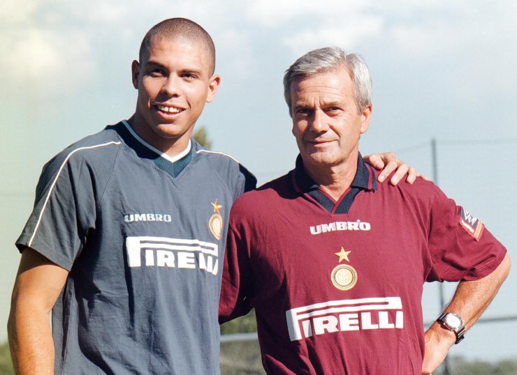 Simoni con Ronaldo ad Appiano Gentile