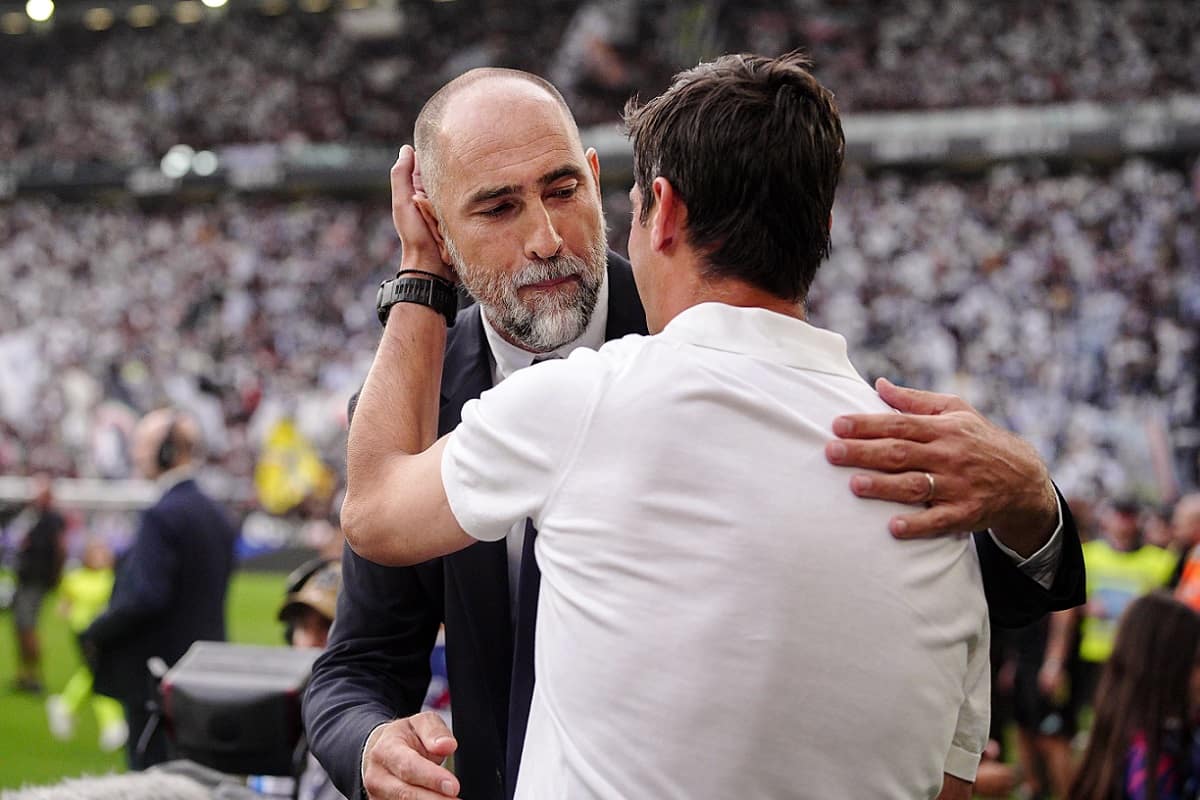 Tudor e Chivu prima di Juve-Inter