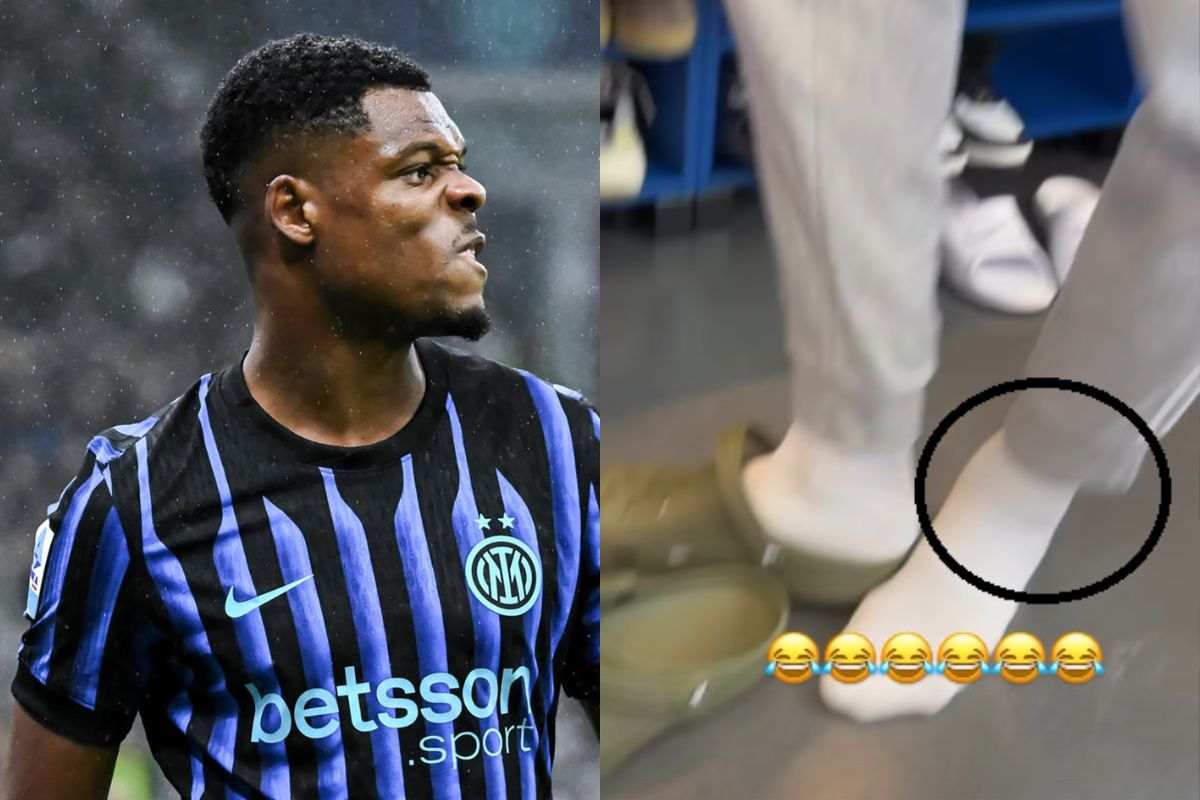 Dumfries e l'immagine della sua caviglia