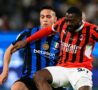 Lautaro contro Fofana in Inter-Milan di Supercoppa