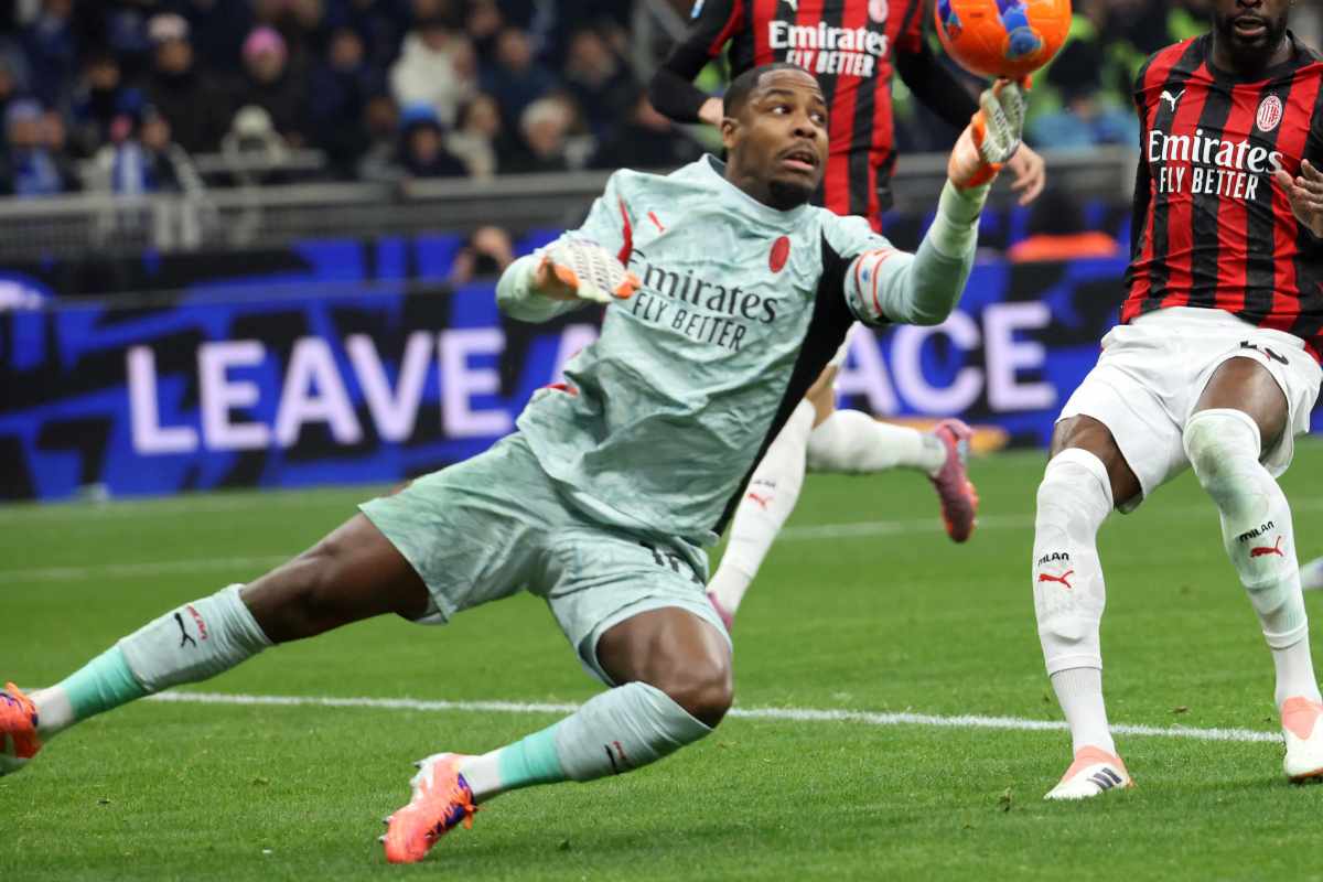 Maignan nel derby Inter-Milan