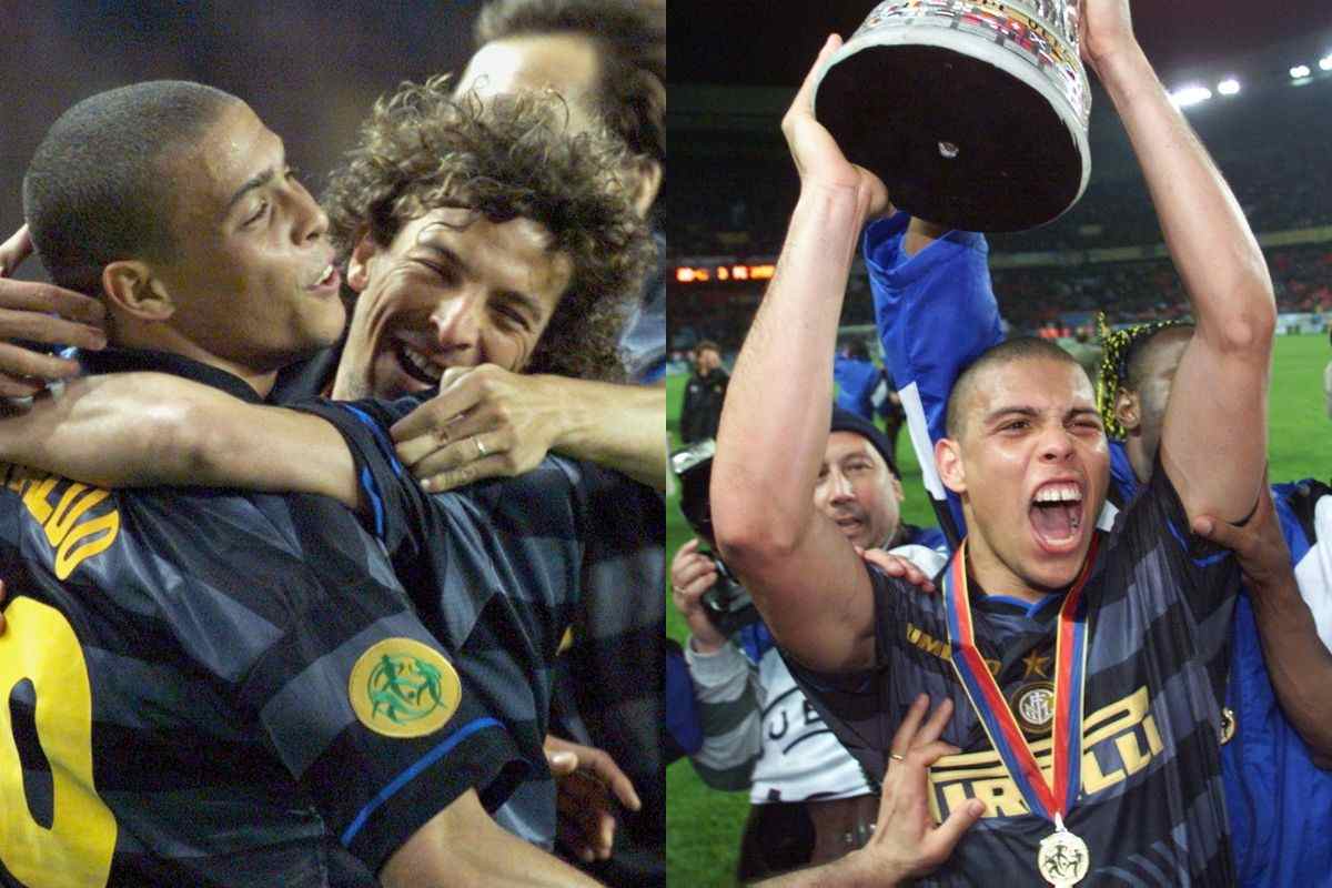 Ronaldo in Inter-Lazio, finale di Coppa Uefa 1998