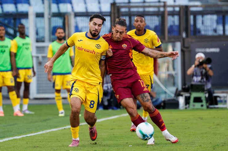 Serdar in azione con la maglia del Verona