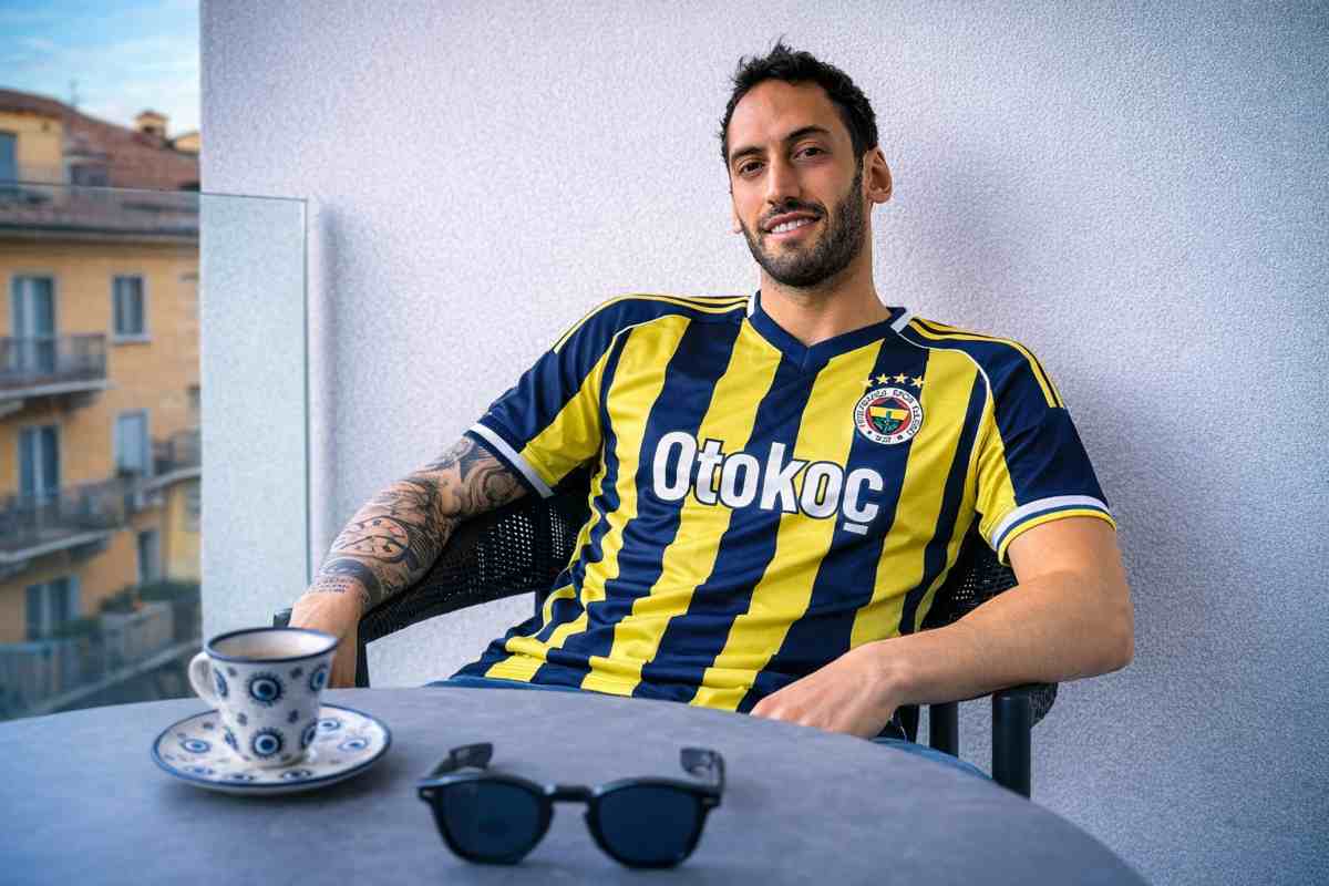 Calhanoglu con maglia Fenerbahce