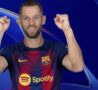 Grafica De Vrij con maglia Barcellona