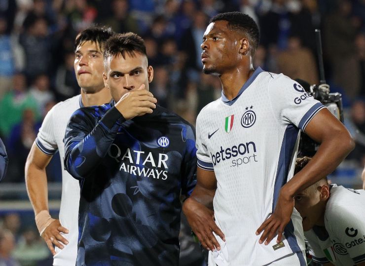 Dumfries e Lautaro dopo Como-Inter