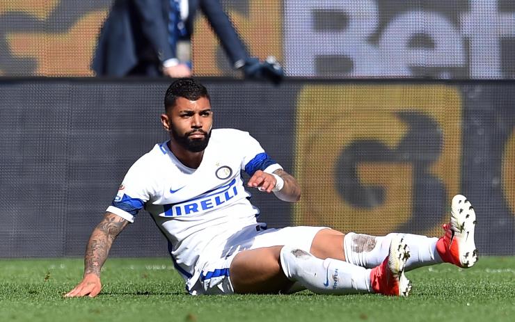 Gabigol durante una partita dell'Inter