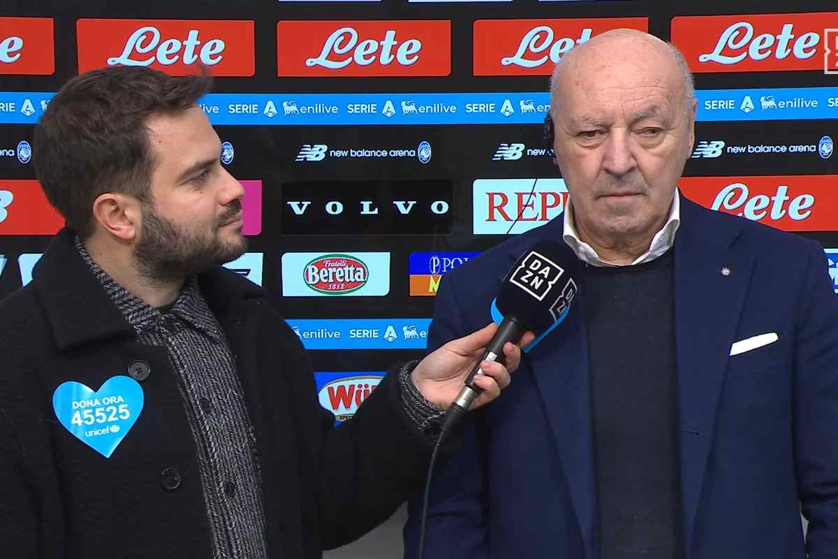Marotta a Dazn prima di Atalanta-Inrer
