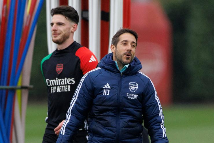 Jover in allenamento