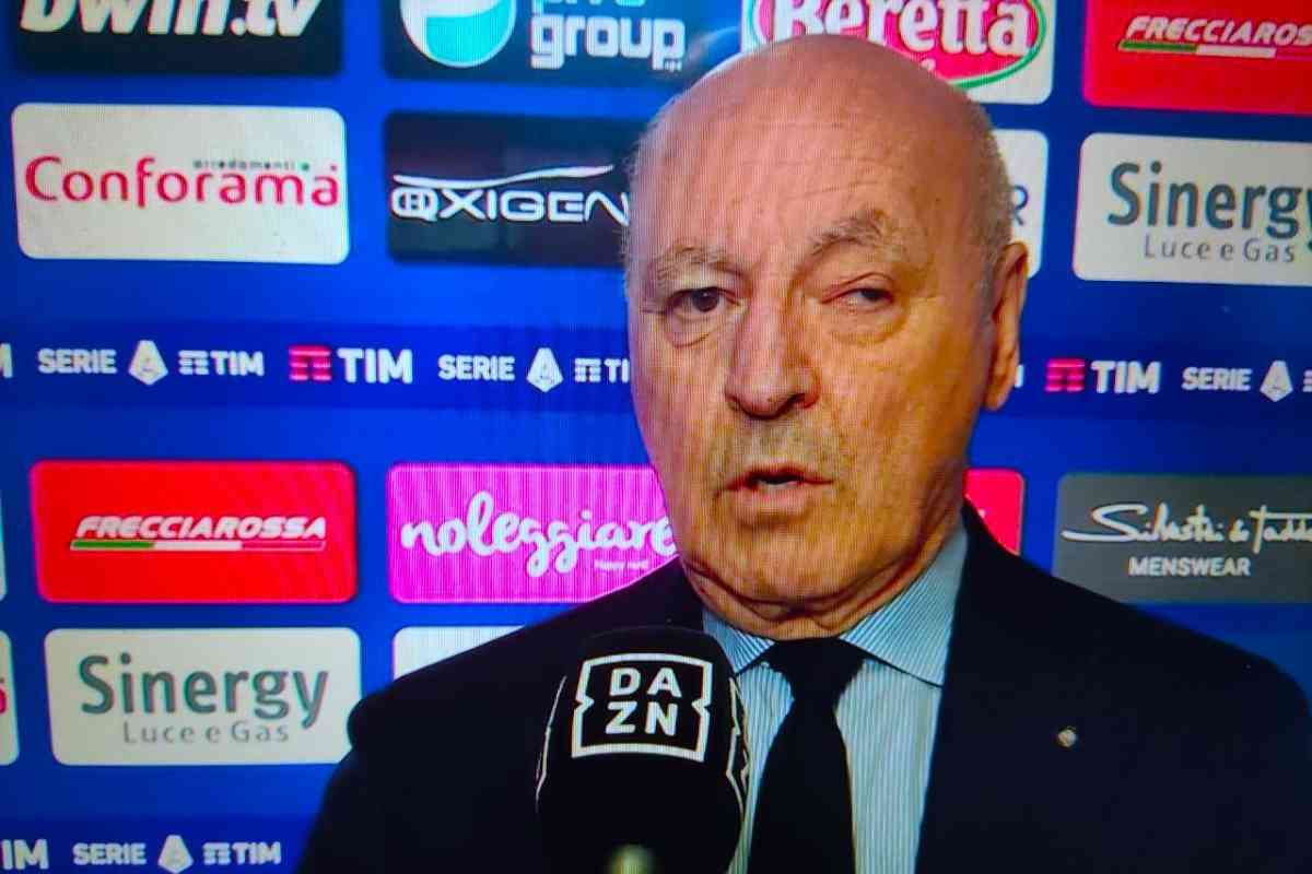 Marotta a Dazn prima di Inter-Lecce