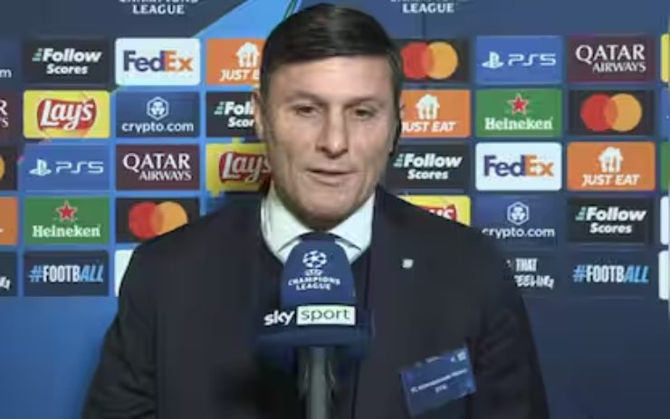 Zanetti a Sky Sport dopo il sorteggio