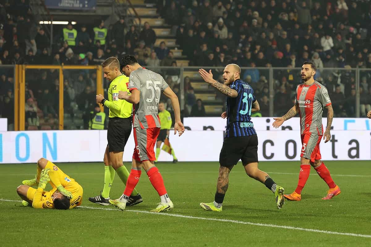 Cremonese-Inter, petardo Audero: le decisioni del giudice sportivo