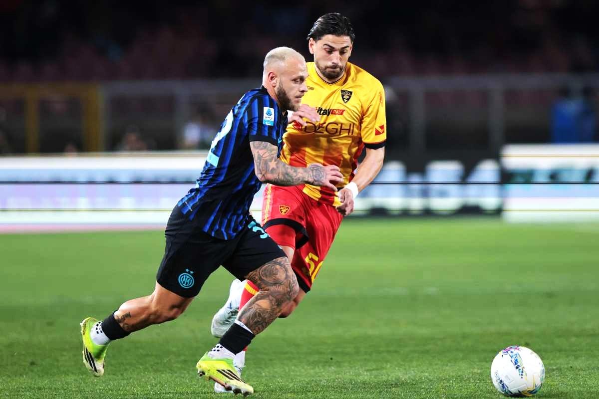 Dimarco in Lecce-Inter