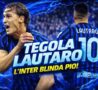 Copertina Inter Lautaro Pio Esposito