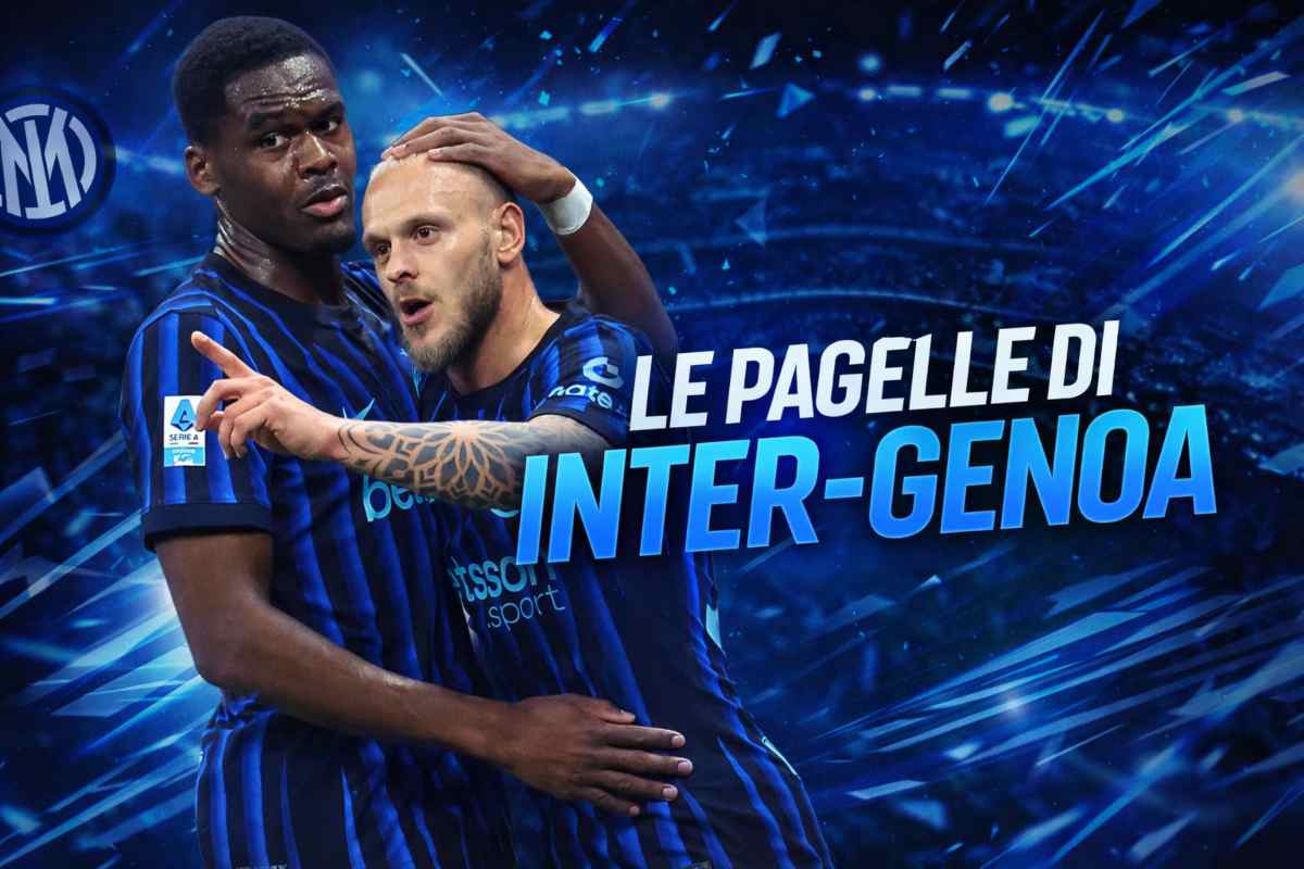 Grafica pagelle Inter-Genoa