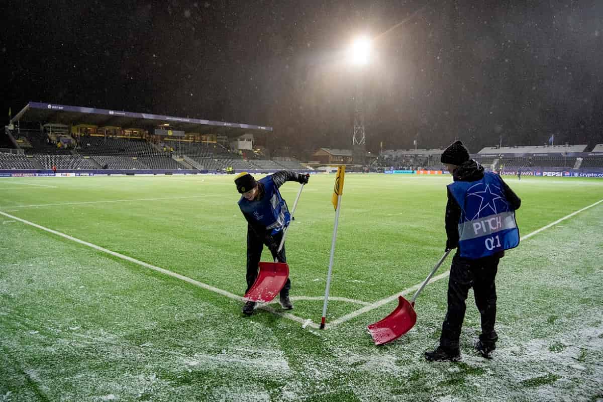 Bodo-Inter, neve in Norvegia ma niente rischio rinvio