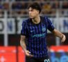 Bastoni in azione con l'Inter