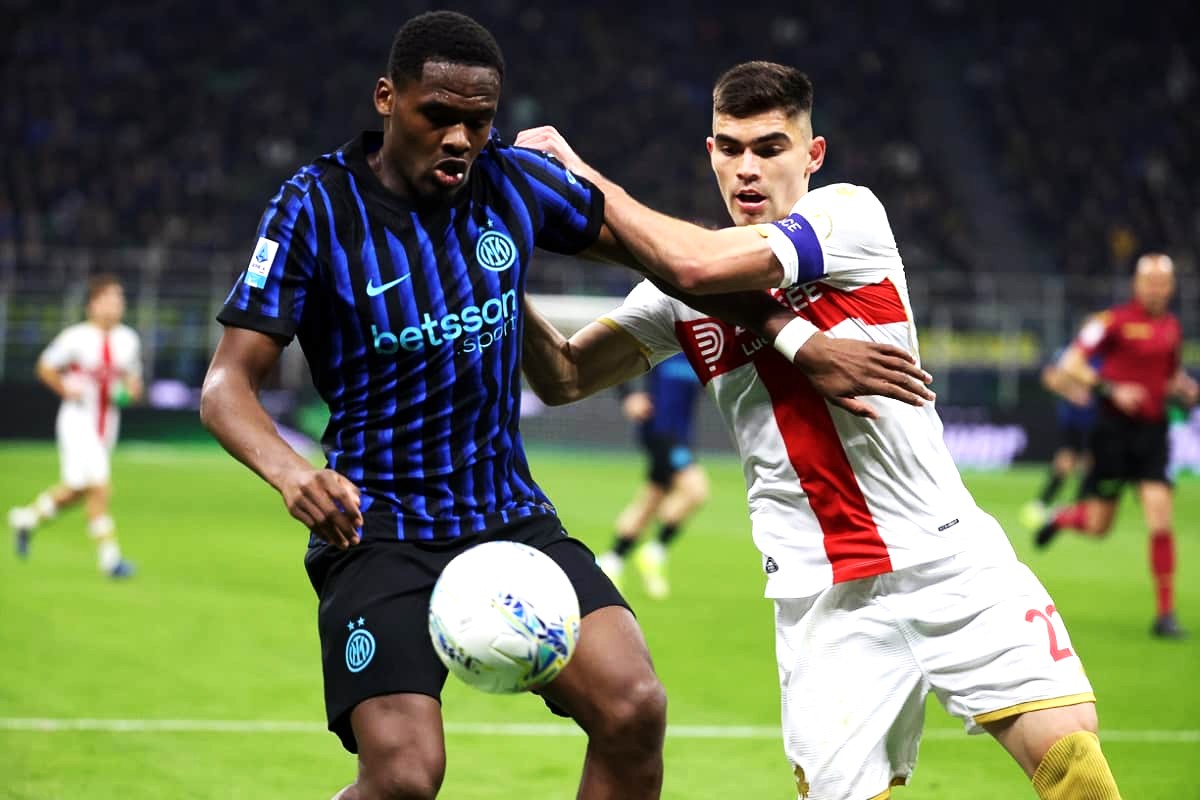 Bonny in azione nel match Inter-Genoa