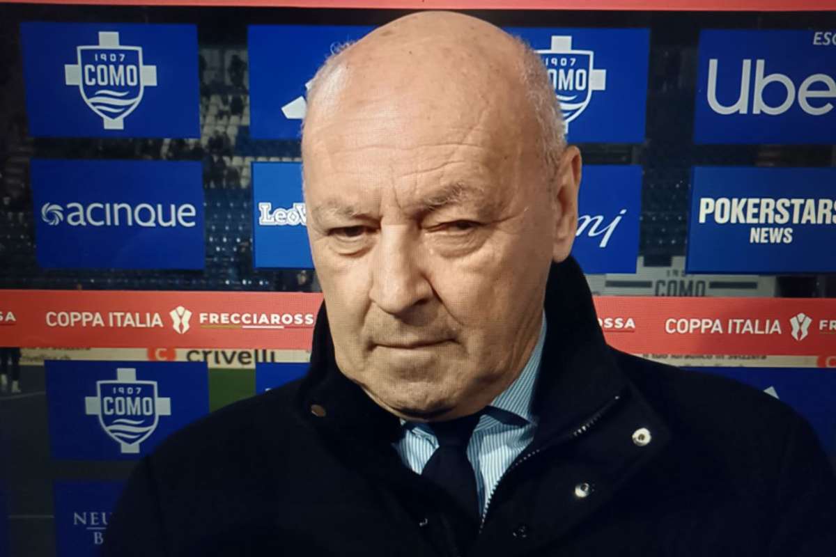 Marotta a Mediaset prima di Como-Inter