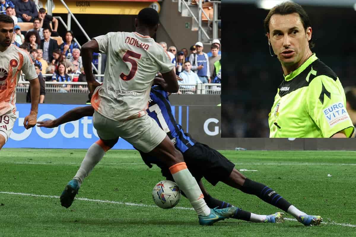 Gervasoni e il famoso fallo di Ndicka su Bisseck