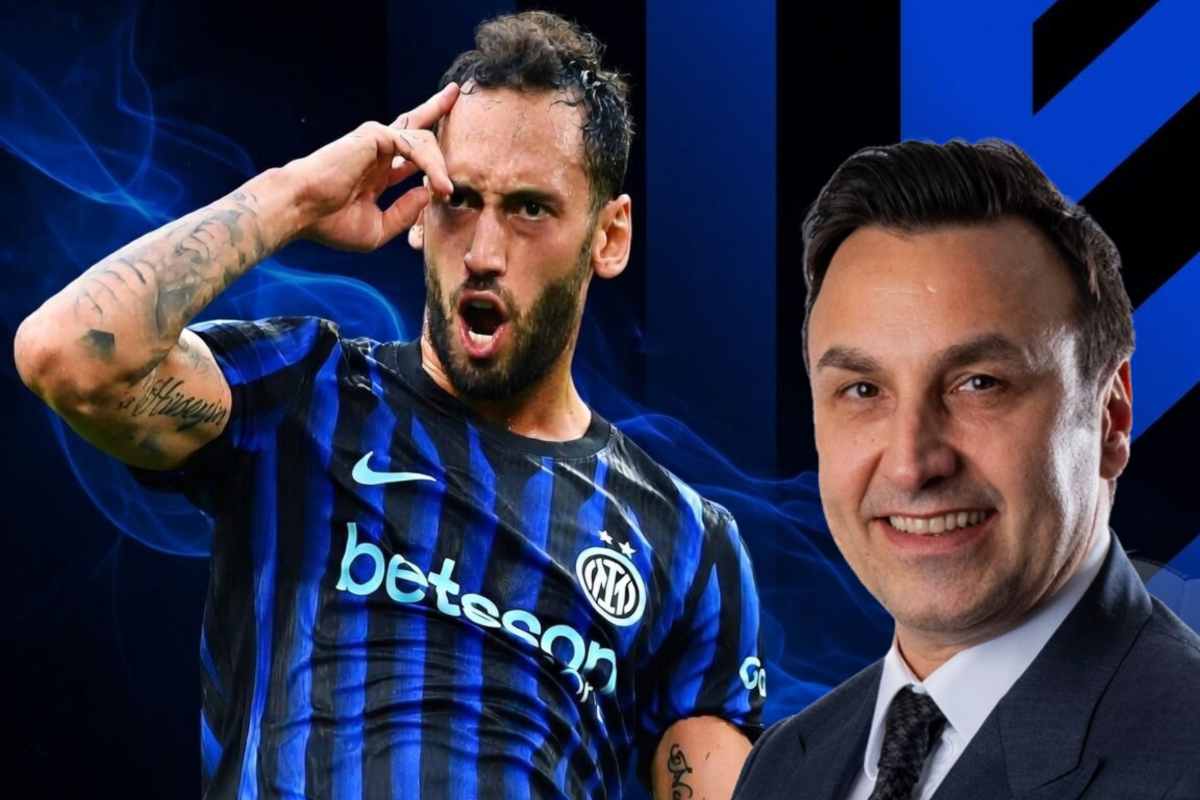 Grafica agente Calhanoglu