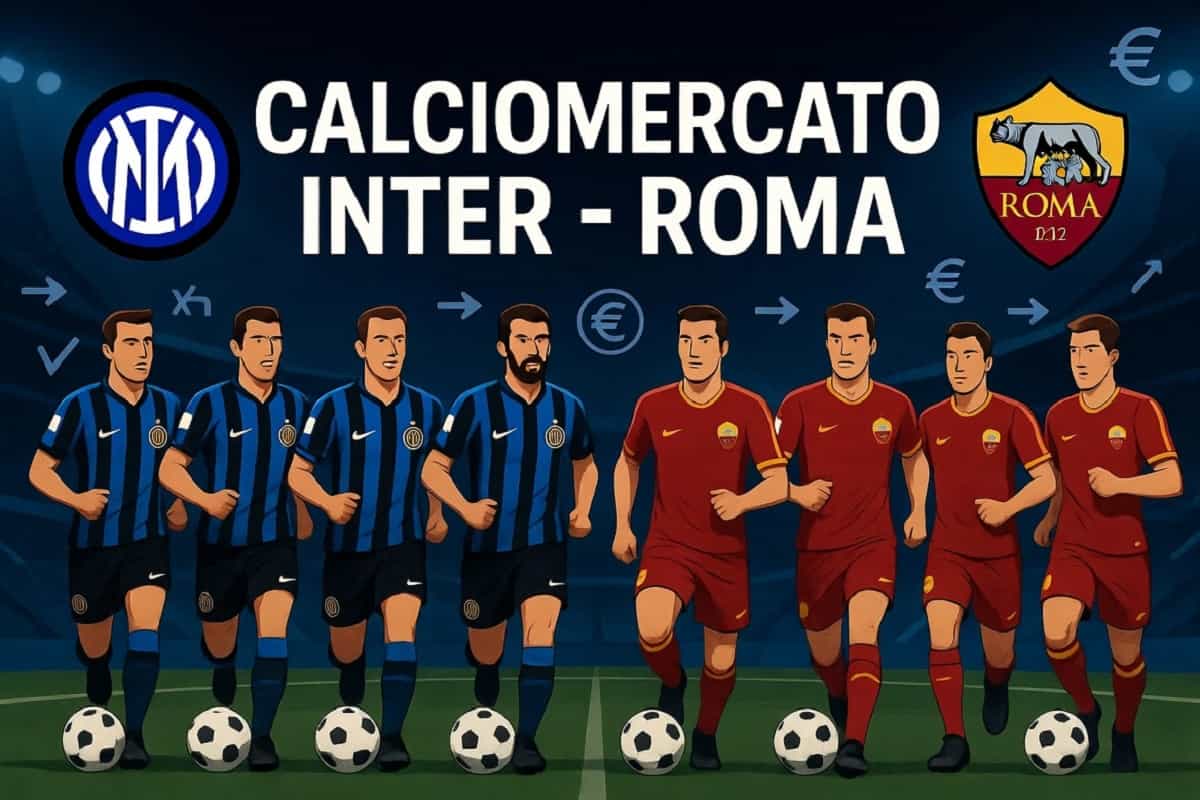 Calciomercato Inter e Roma, quanti affari: 9 giocatori sul piatto