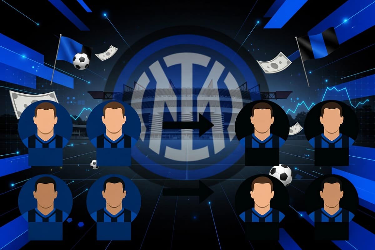Mercato Inter, rivoluzione a centrocampo: 4x4