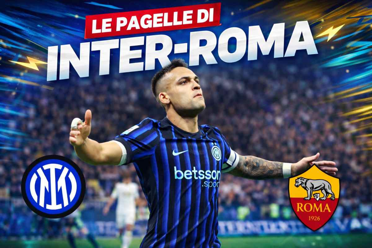 Grafica pagelle Inter-Roma