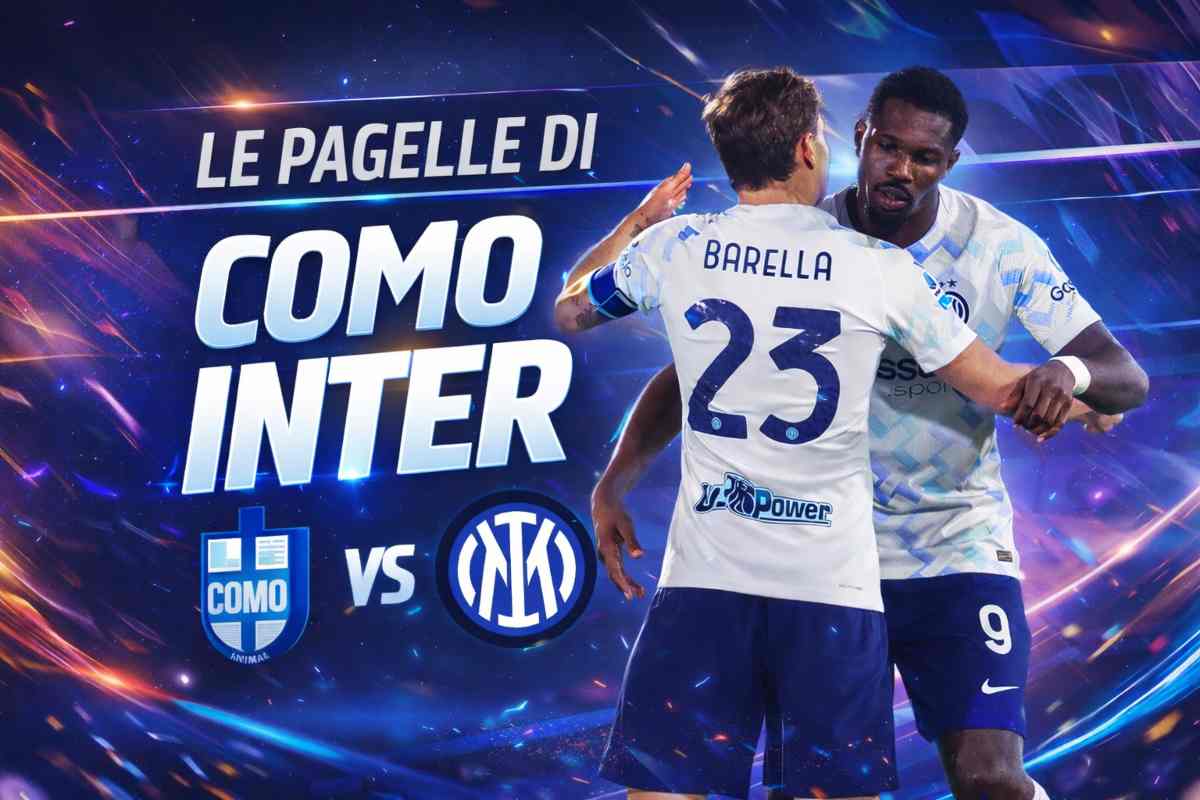 Grafica pagelle Como-Inter