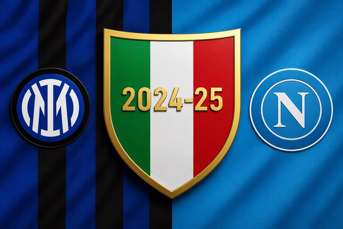 Scudetto 2024-25 a metà tra Inter e Napoli
