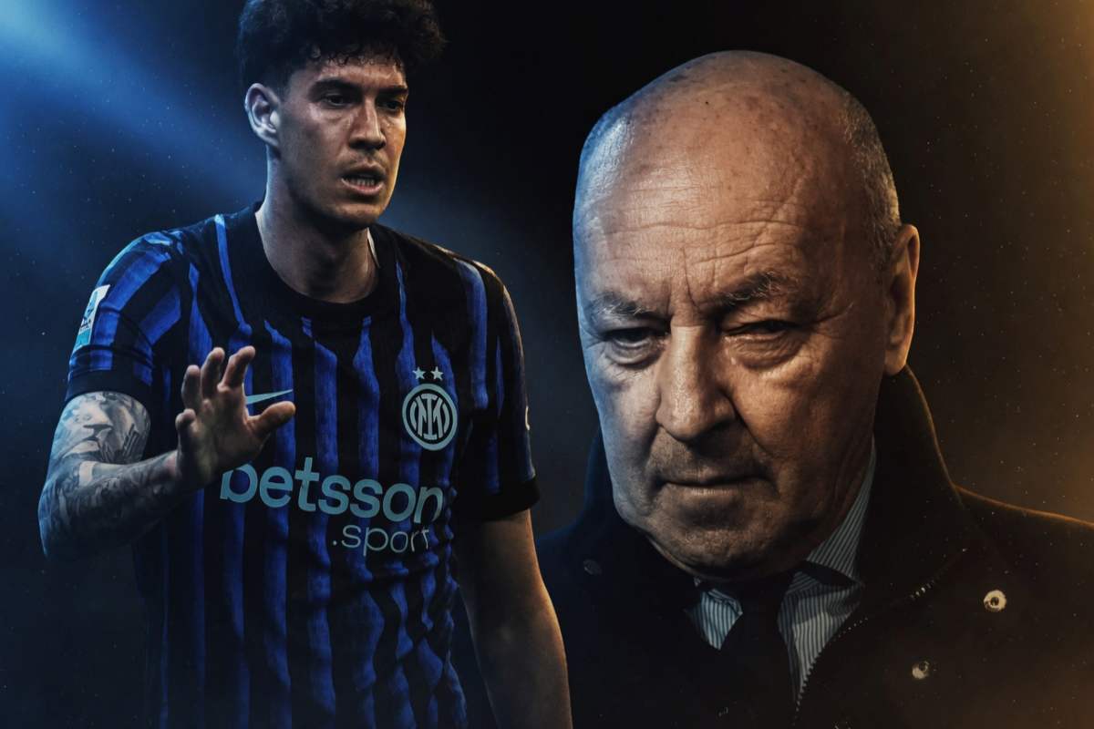 Bastoni grafica Inter Marotta