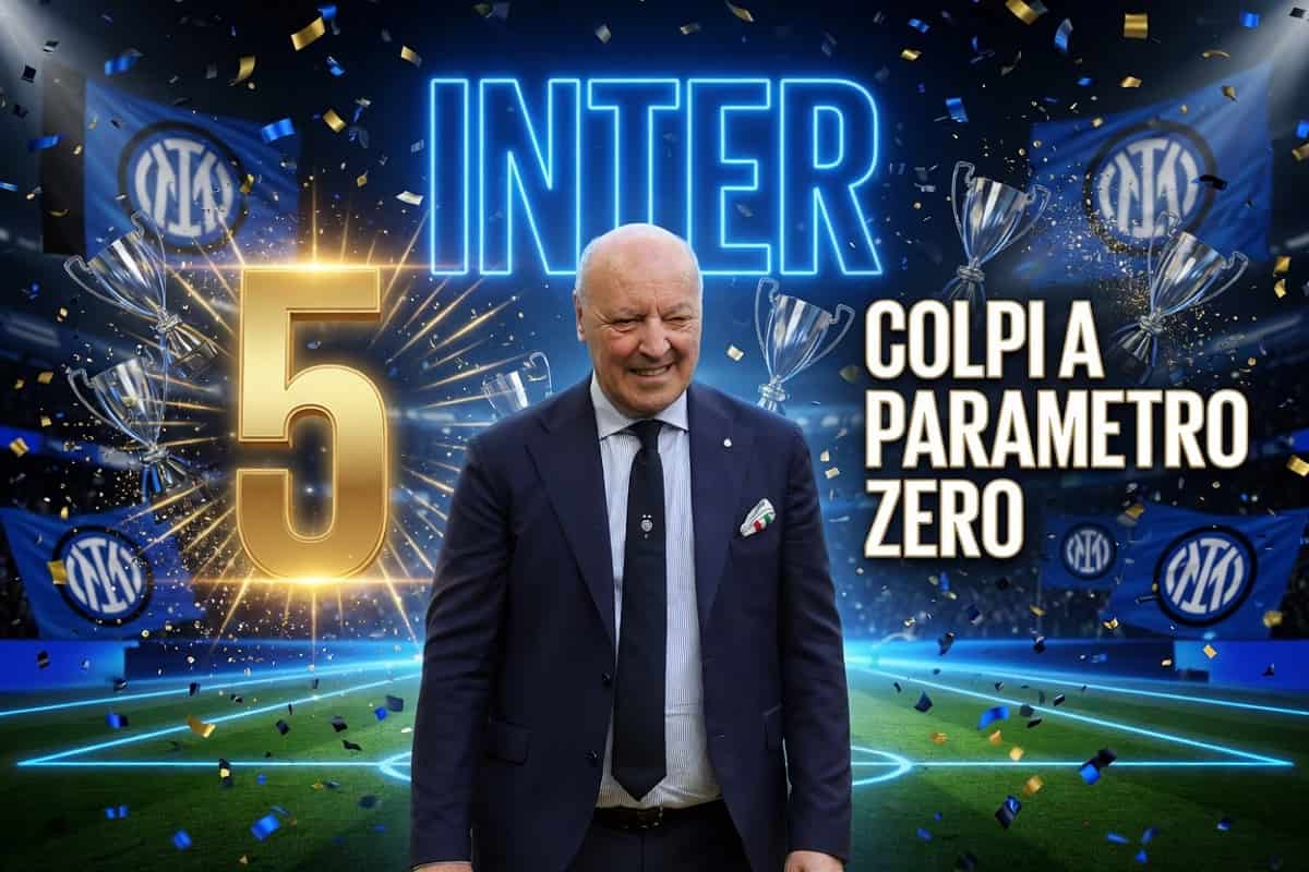 Calciomercato Inter, Marotta e i 5 colpi a parametro zero
