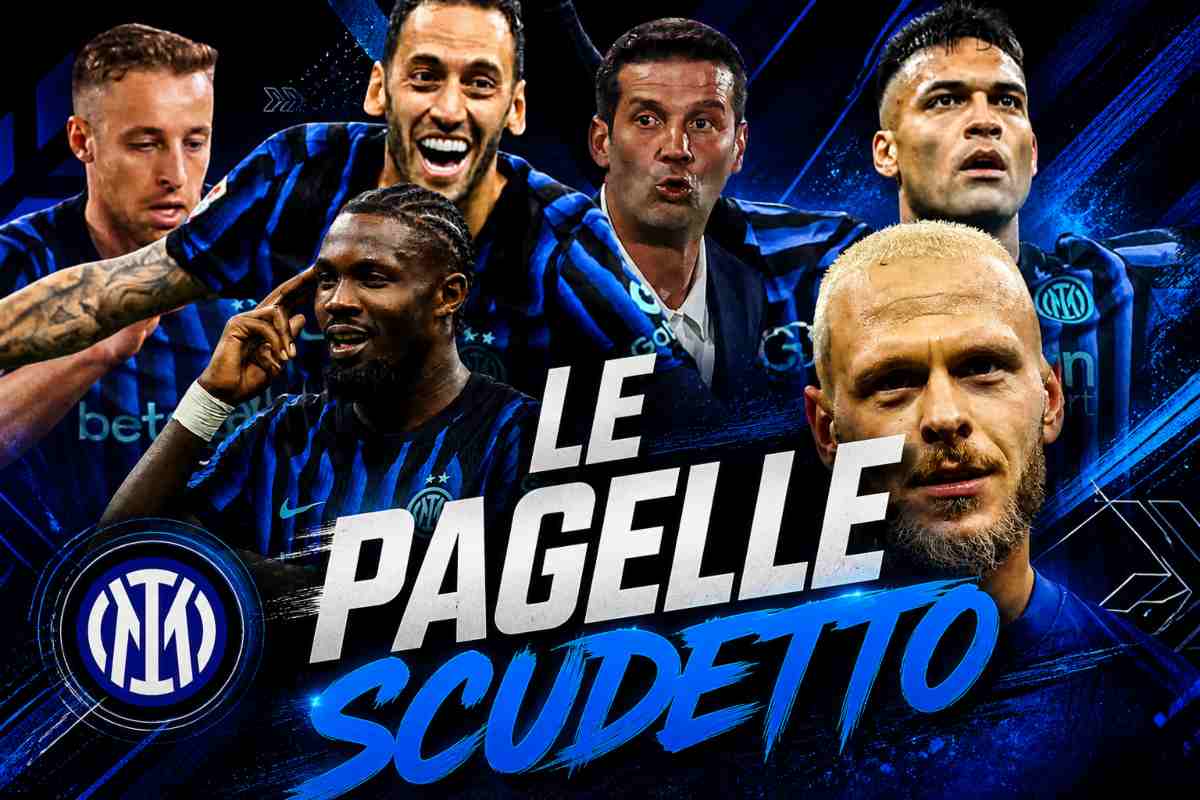 Grafica pagelle Scudetto Inter